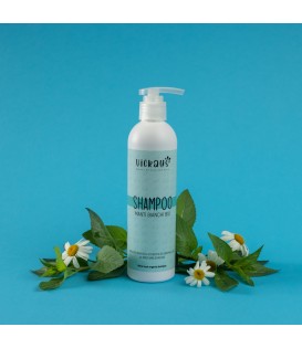 Shampoo Manti Chiari Bio alla Menta - con Aloe Vera bio ed estratto di Camomilla bio