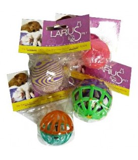 CANE GIOCO PALLINE ASSORTITE BOX DA 12 PEZZI